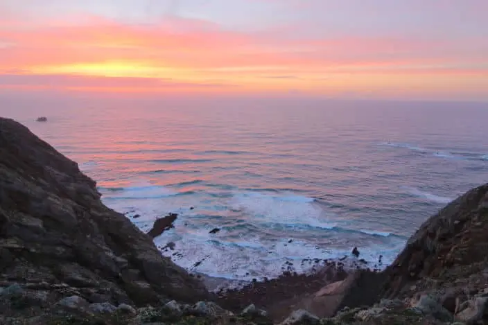Sonnenuntergang Portugal Küste