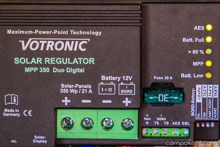 Solaranlage im Wohnmobil, autarke Stromversorgung - Campofant