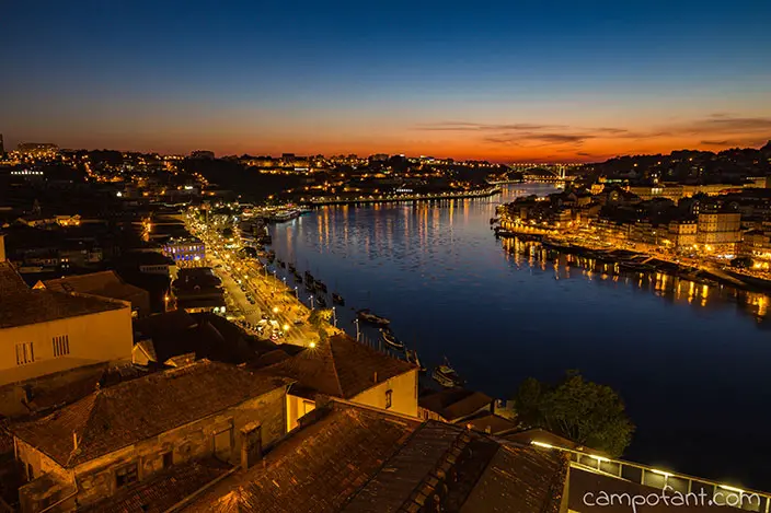 Porto, Sonnenuntergang, Ponte Dom Luis I