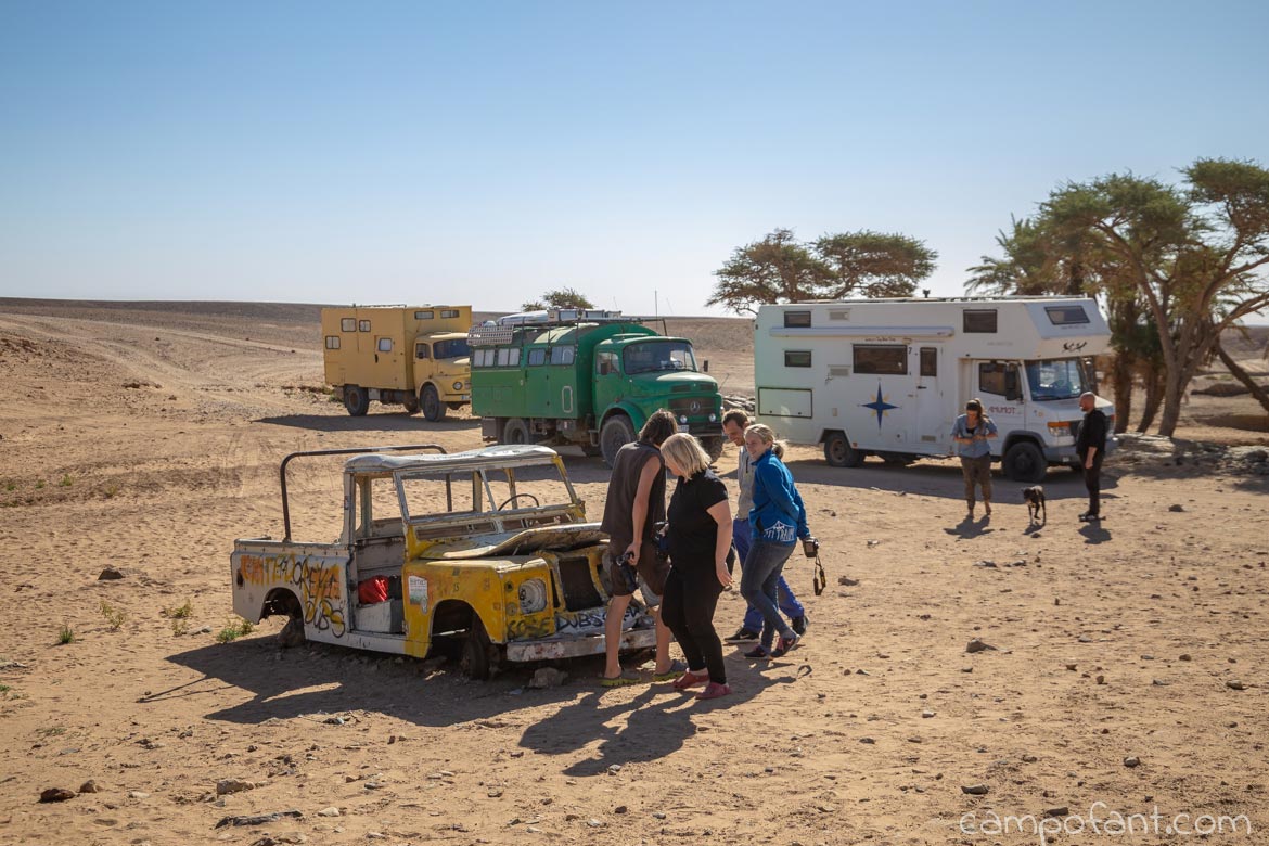 Landrover Wrack Oase Sacree