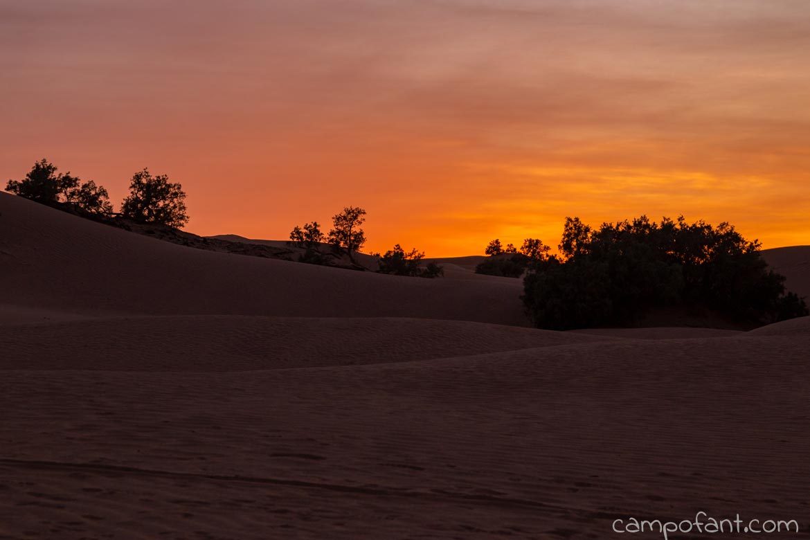 Sonnenuntergang Dünen