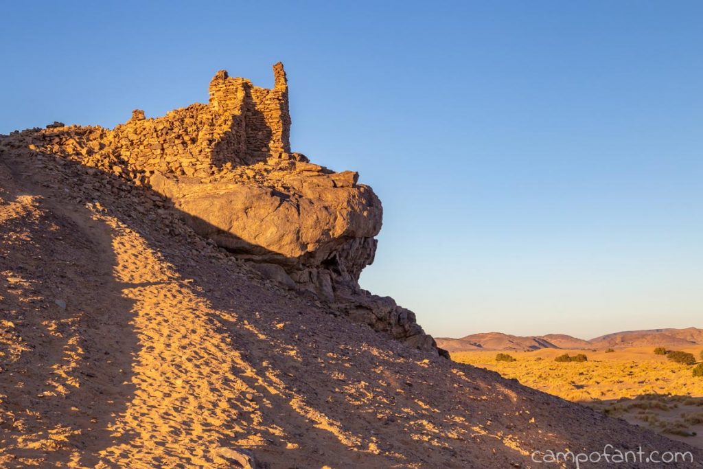 verlassene Stadt Sahara