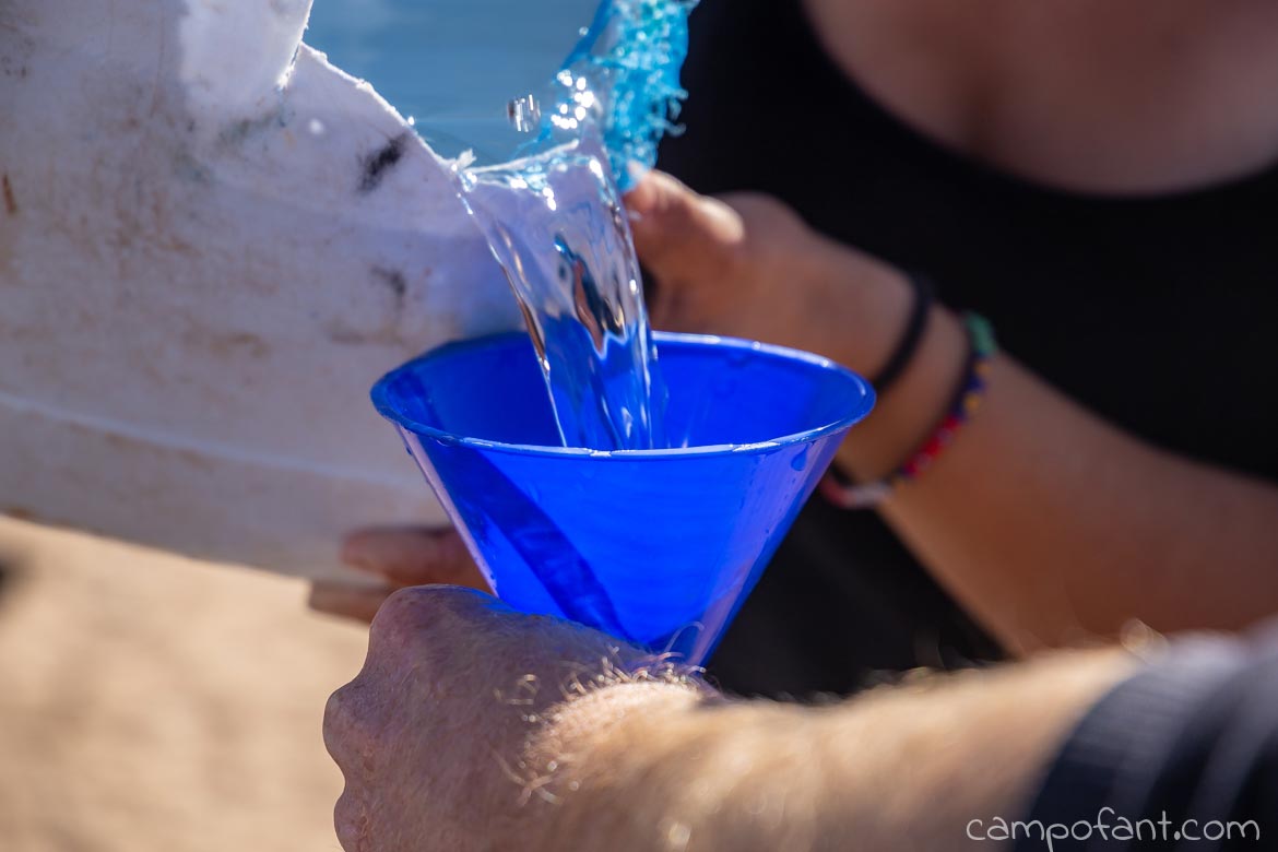 Wasser auffüllen