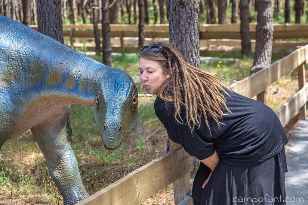 Dinopark Lourinha Dinosaurier