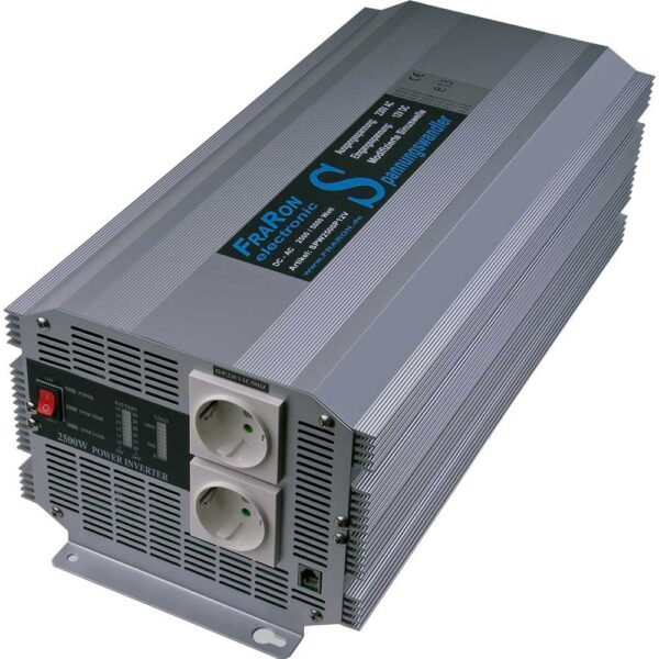 Wechselrichter 2500 Watt: Modifizierter Sinus 12V-230V