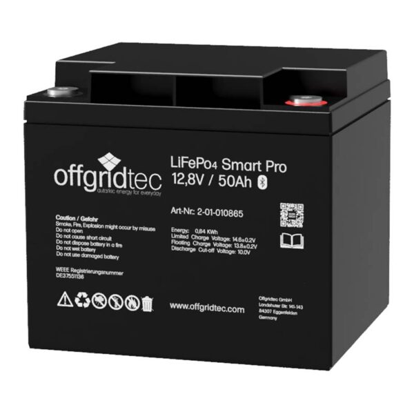 50 Ah Lithium-Batterie von Offgridtec