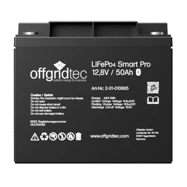 50 Ah Lithium-Batterie von Offgridtec