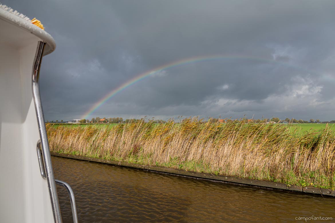 Bootstour Niederlande Regenbogen