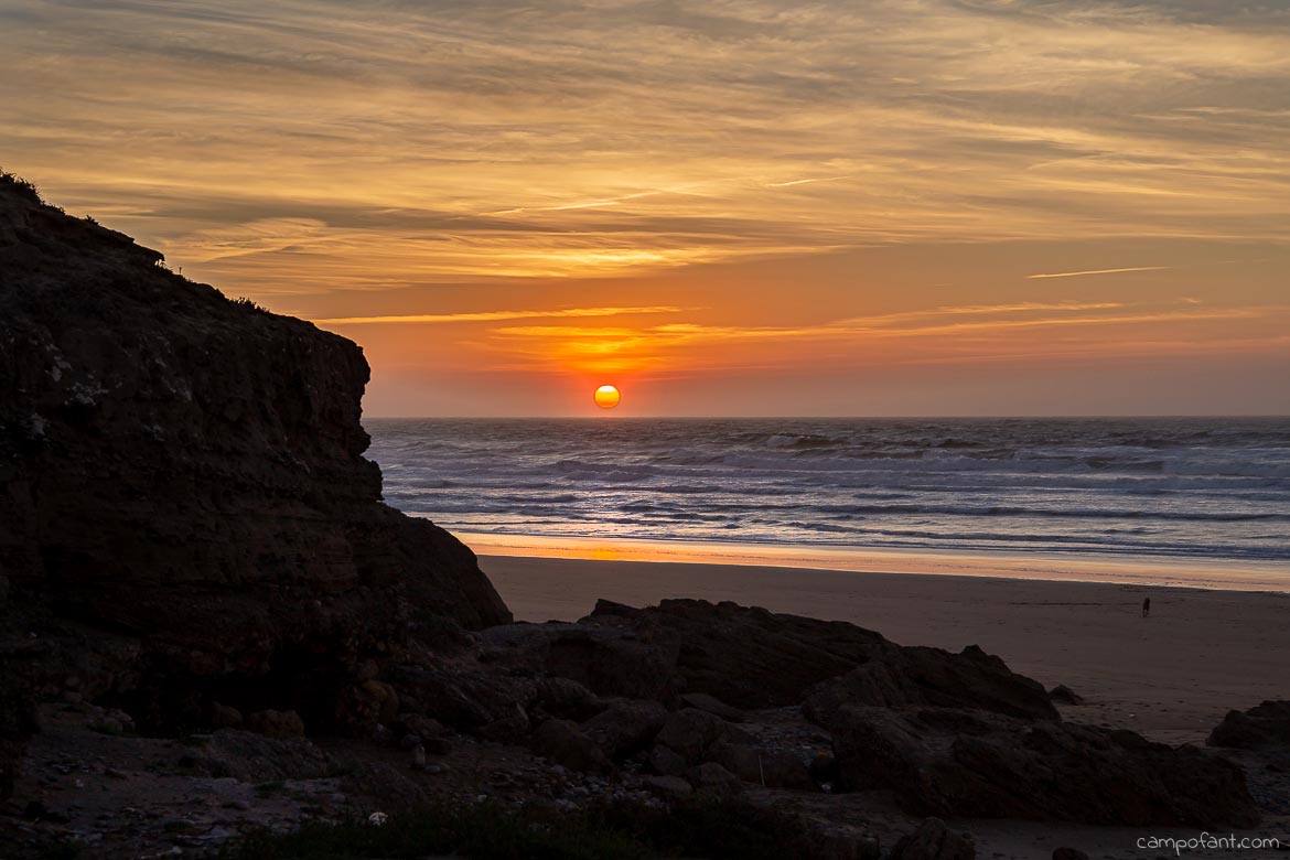 Sonnenuntergang Plage Tamri