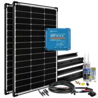 200 Watt Solar-Set mit MPPT-Solarladeregler mPremium L