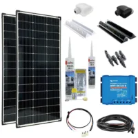 300 Watt Solar-Set mit MPPT Solarladeregler von Victron Energy