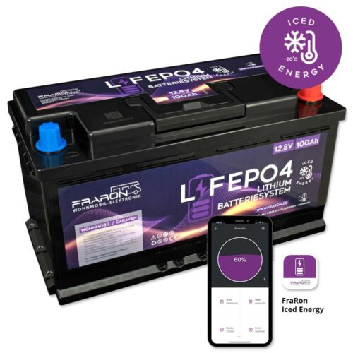 FraRon LiFePO4 Batterie BMS Heizung Iced Energy
