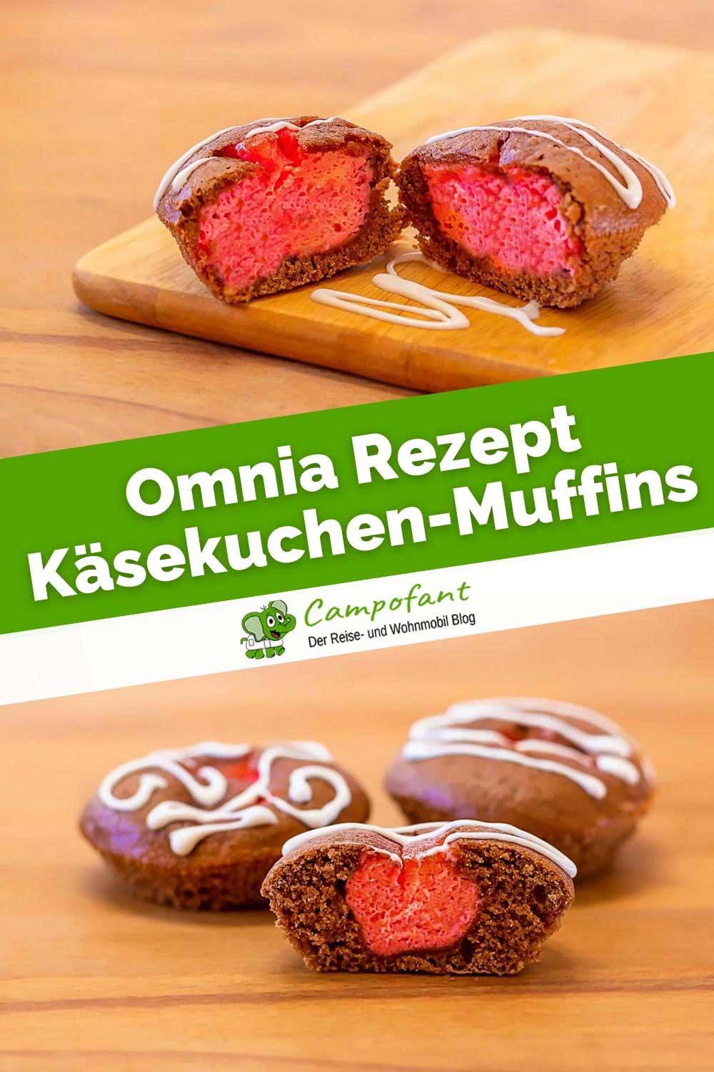 Omnia Rezept Pink Cheesecake Muffins
