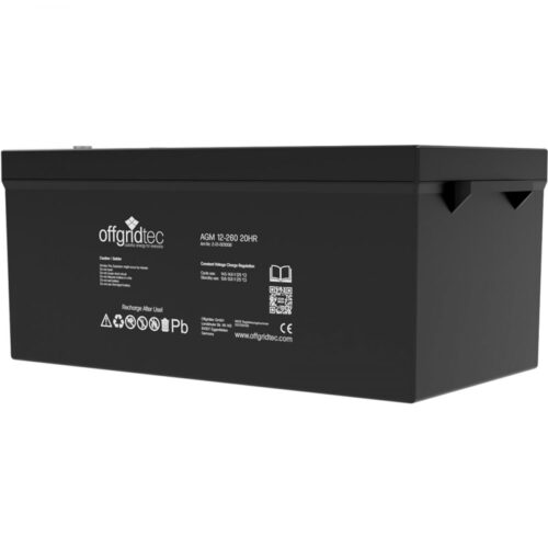 260 Ah Versorgungsbatterie Offgridtec 12 V