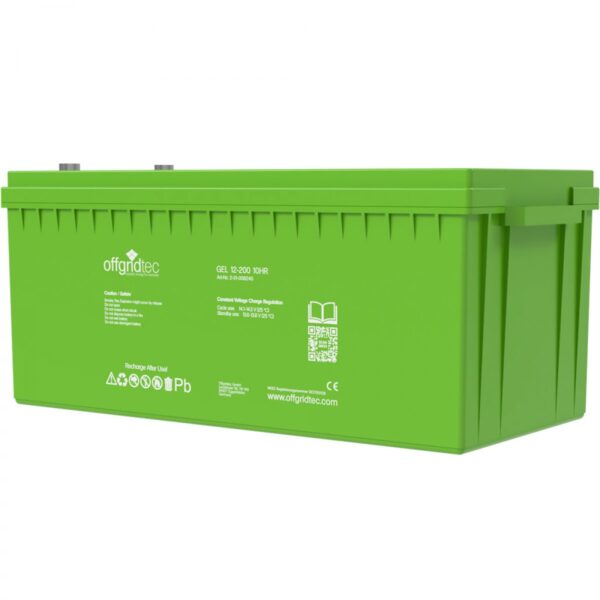 200 Ah Gel-Batterie Offgridtec 12V