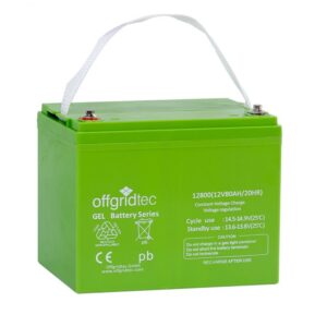 12V 80 Ah Gel-Batterie von Offgridtec