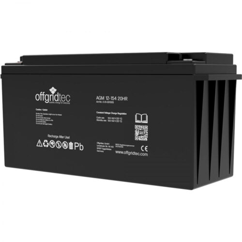AGM-Batterie für Camper 154 Ah bei 12 V