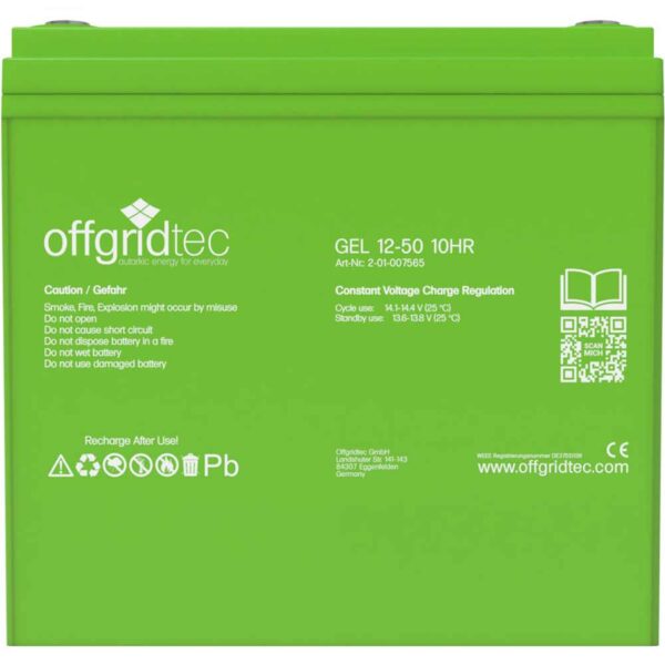 Gel Batterie 50 Ah
