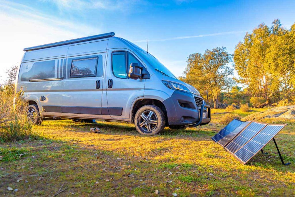 Mobile Solaranlage Solarkoffer Faltmodul
