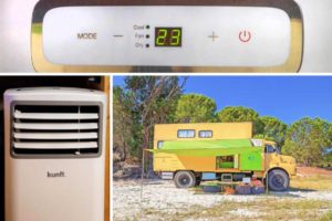 Mobile Klimaanlage im Wohnmobil betreiben