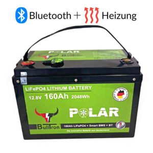 BullTron 160Ah LiFePO4-Batterie Polar Heizung