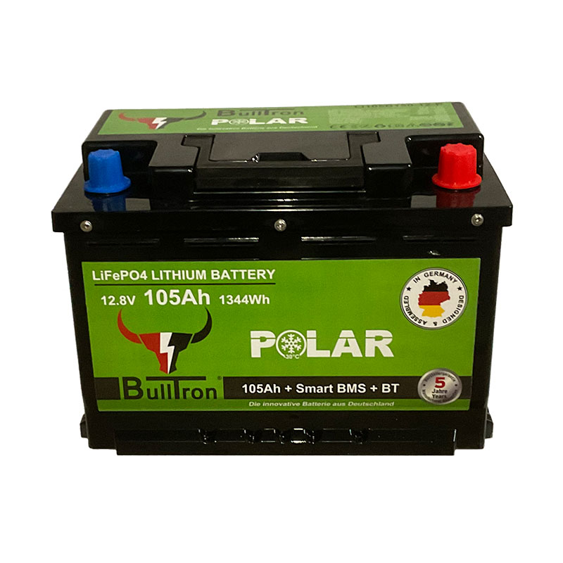 Lithium-Batterie 105 Ah (entspricht 210Ah) - LiFePo4-Solarbatterie mit App