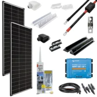 400 Watt Solar-Set mit MPPT-Solarladeregler von Victron Energy