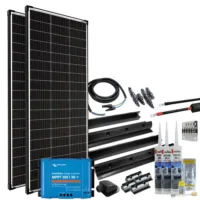 400 Watt Solar-Set mit MPPT-Solarladeregler mPremium XXL