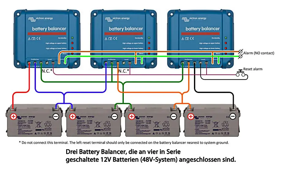 Battery Balancer Victron Energy Schaltplan