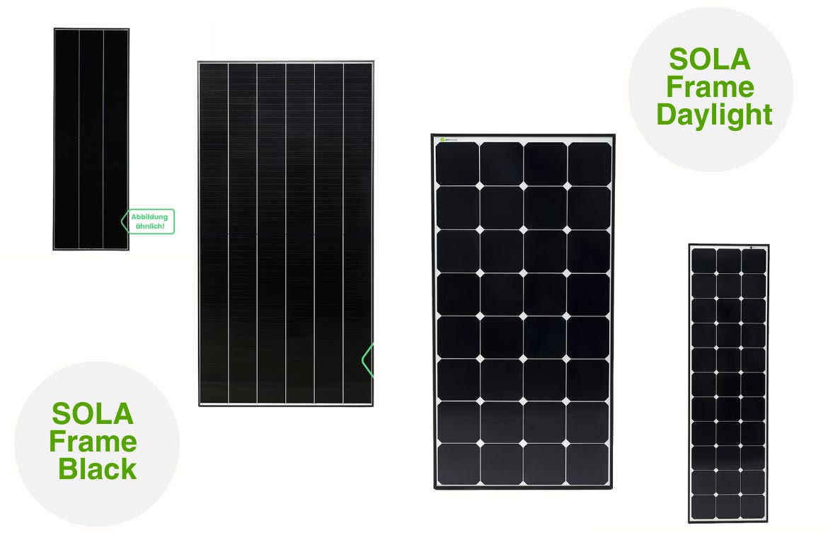 Sola Frame Solarmodule Wattstunde