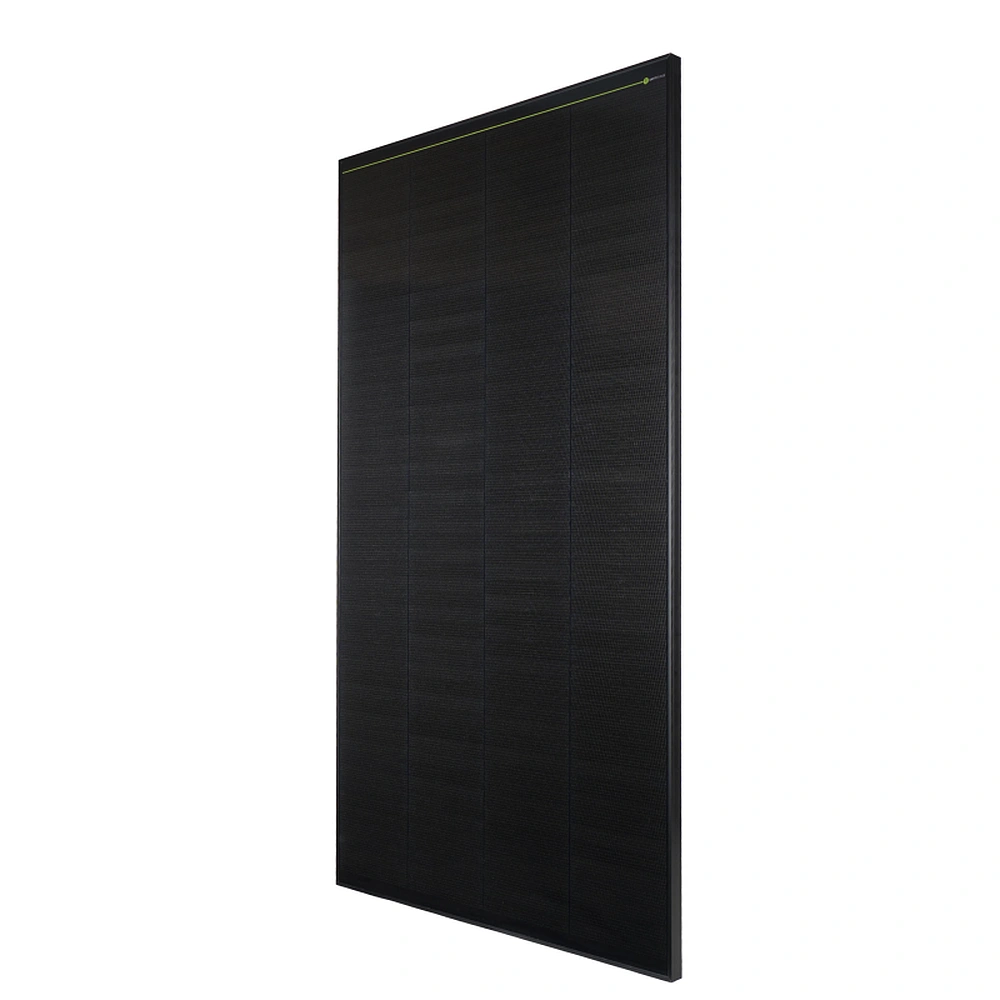 wattstunde-sola-frame-black-275wp-rechts WATTSTUNDE® SOLA Frame Black 275 Watt Solarpanel – schräge Ansicht von rechts mit Seitenprofil