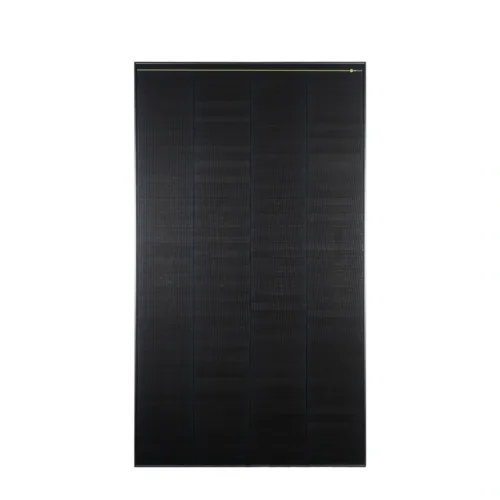 WATTSTUNDE® SOLA Frame Black 275 Watt Solarpanel – Frontalansicht auf die schwarze Modulfläche