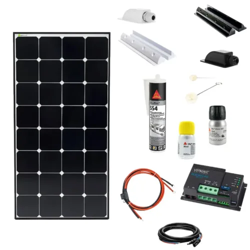 125 Watt Solarset mit Votronic MPP Laderegler