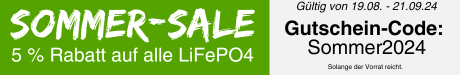 Sommer Sale LiFePO4 Banner