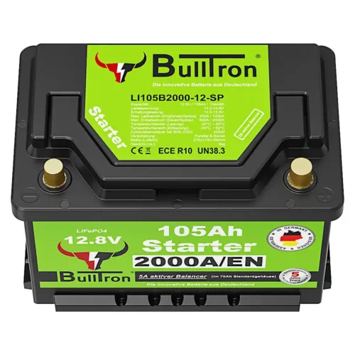 105Ah LiFePO4 Starterbatterie BullTron
