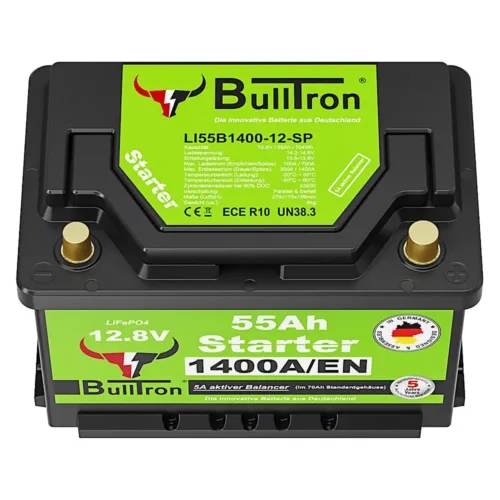 55Ah LiFePO4 Starterbatterie BullTron