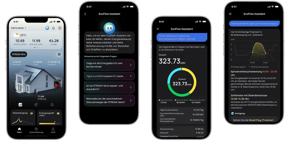 EcoFlow Stream App und KI