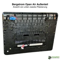Bergstrom Open Air Klimaanlage Aussenteil unten Ansicht für Montage