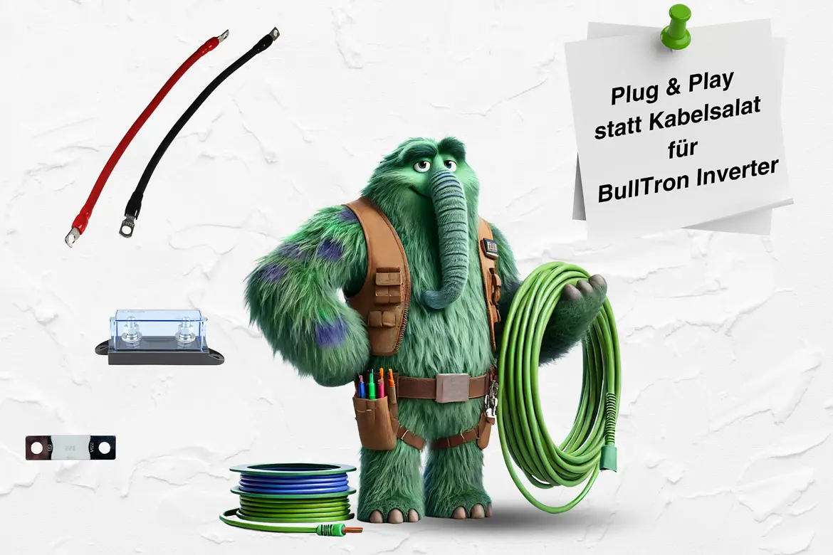Kabelsatz konfektioniert BullTron WEchselrichter