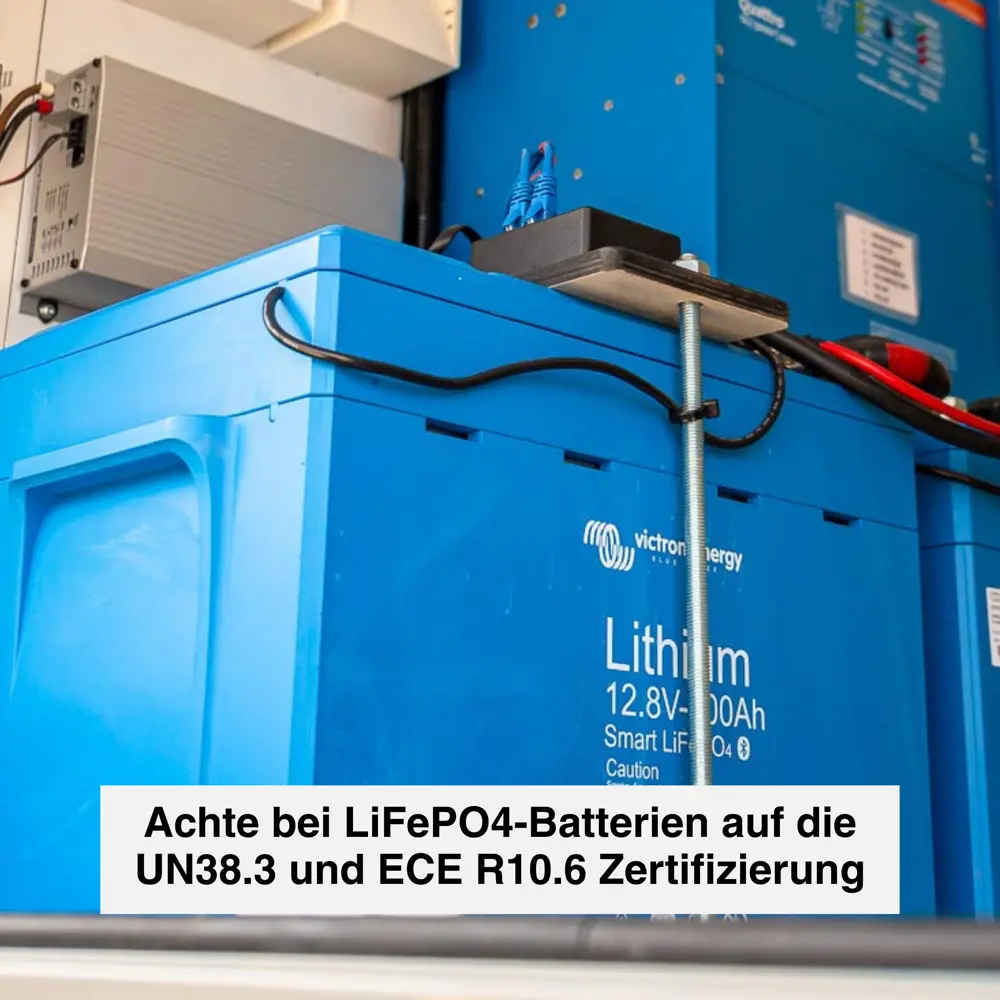 Zertifizierung ECE R10.6 LiFePO4 Batterien