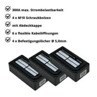 Hochstrom Sammelschiene schwarz