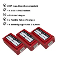 Hochstrom Sammelschiene rot