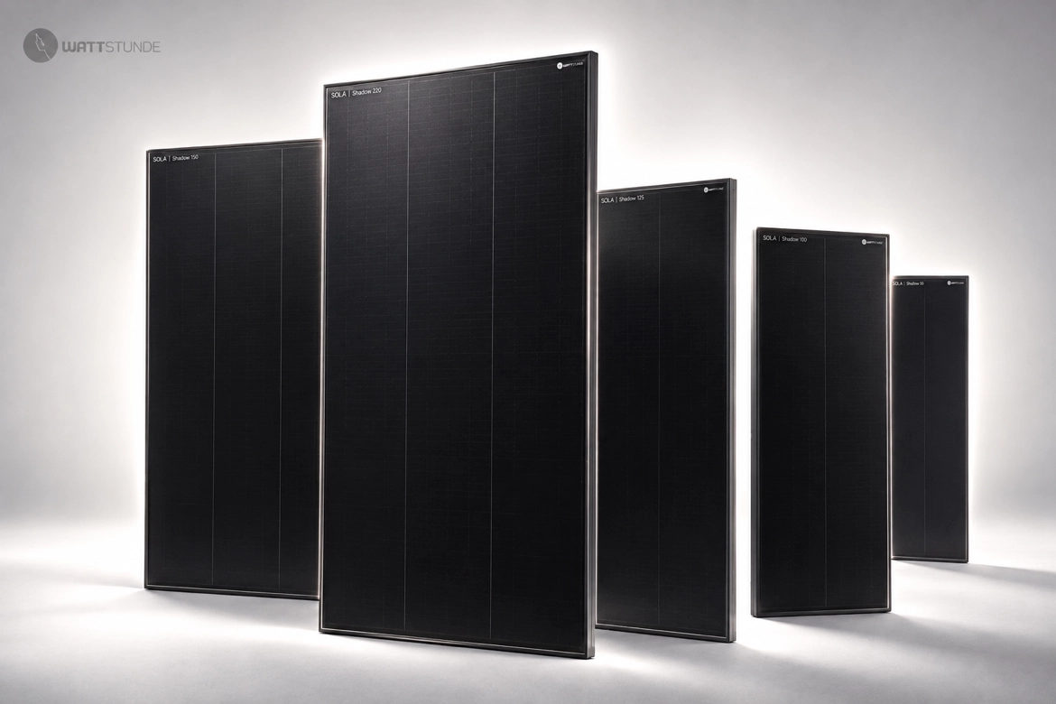 Wattstunde SOLA Frame Shadow Solarmodule für Teilverschattung