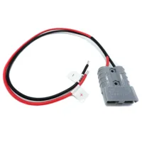 Wattstunde Adapterkabel 4 mm² mit A50-Stecker und Aderendhülsen, 50 cm, schwarz