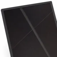Nahaufnahme der schwarzen Zellstruktur des WATTSTUNDE SOLA Frame Shadow 220 W Solarmoduls