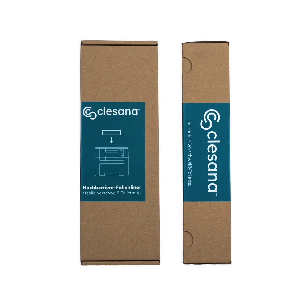 clesana-folienliner-x1 Clesana Folienliner für Clesana X1 mobile Verschweiss-Toilette