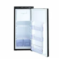 Mestic MR 90sl Kompressor-Kühlschrank Tür offen, Gefrierfach geschlossen