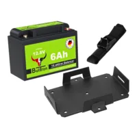 BullTron 6Ah Clesana Stützbatterie ohne Powermanagement mit Halterung