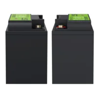 BullTron 6Ah Clesana Stützbatterie ohne Powermanagement mit Halterung Seitenansicht