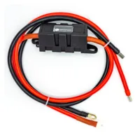 Batteriekabel 16 mm² mit Sicherungshalter von Wattstunde, Kabelpaar rot und schwarz